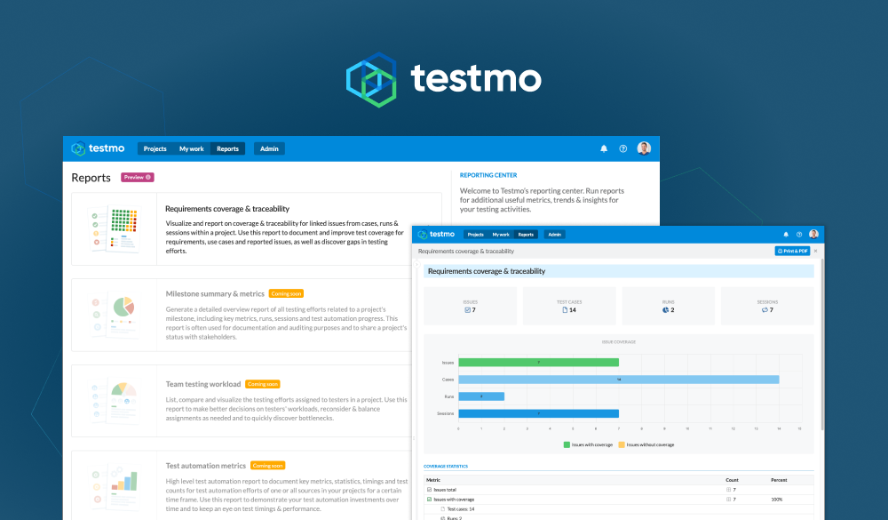 Announcing the New Testmo Reporting Center – Unlock Powerful Insights from Your Testing!
